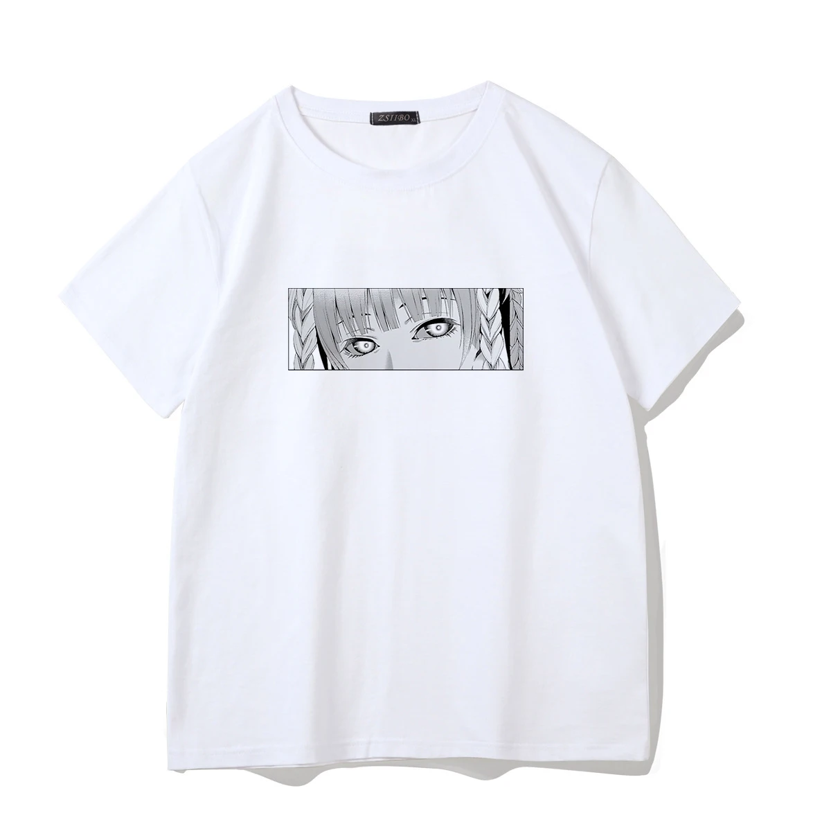 

Летние женские футболки большого размера egurui Yumeko Punk Sle, ручная роспись, индивидуальная одежда, дизайн «сделай сам», сервис