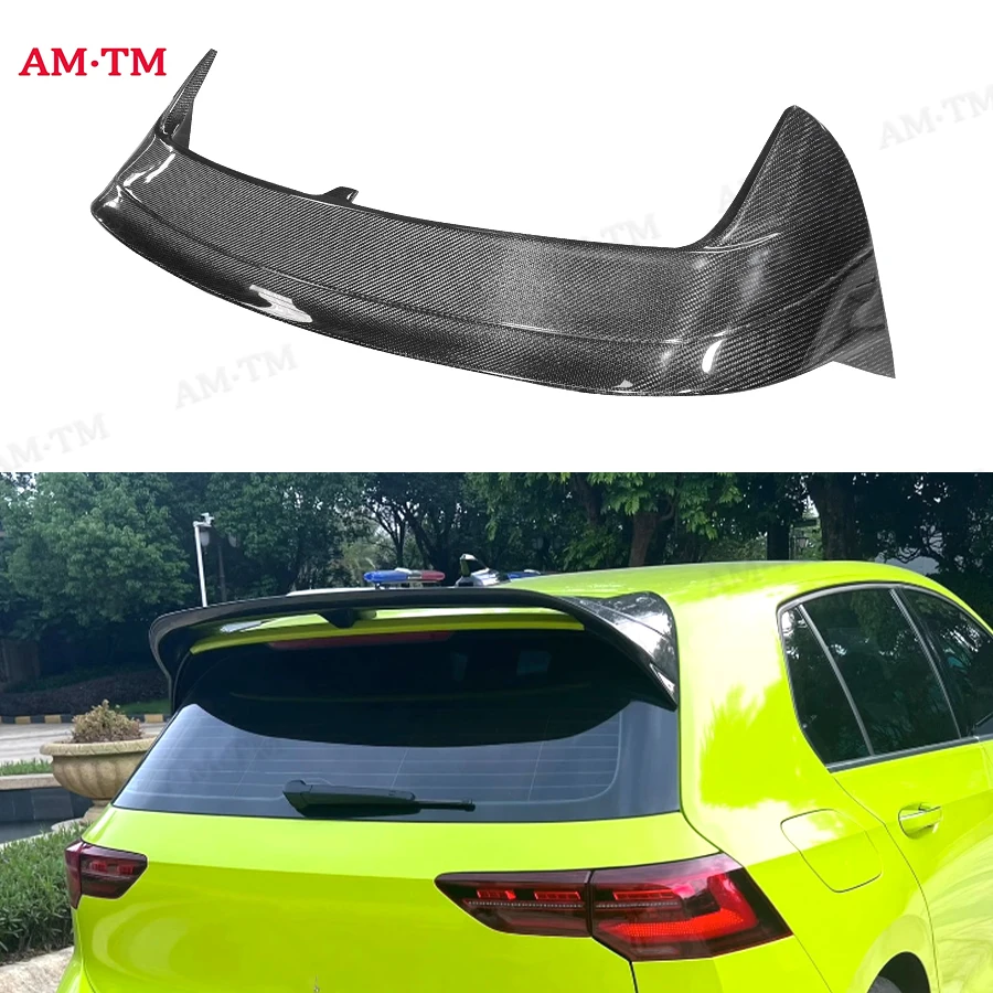 

Спойлер из высококачественного карбона в стиле GTI CS для Volkswagen VW Golf 8 MK8, задний спойлер-крыло для багажника.