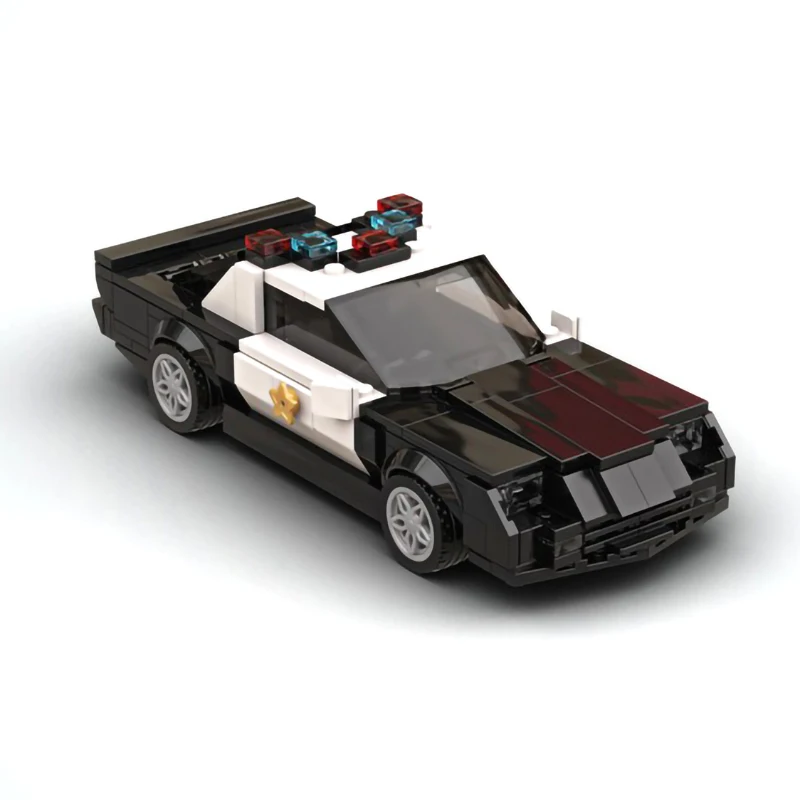 

MOC-66561 City Special Super Police Car Model Building Bricks 358PCS Classic Patrol Car Technology Gifts Creative Assemble Toys