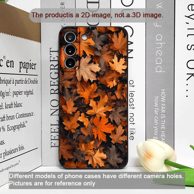 Funda de teléfono de hoja de arce de otoño pintada a mano para OnePlus 13 12 13R 11 10 9 8 Pro Nord 4 N100 N20 CE3 ACE2 ACE3 5G cubierta a prueba de golpes