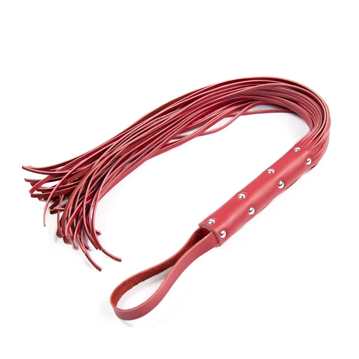 

62.5CM Cowhide Horse Whip with Leather Handle Riding Crop Whips Flogger Bull Whip Horse Whip