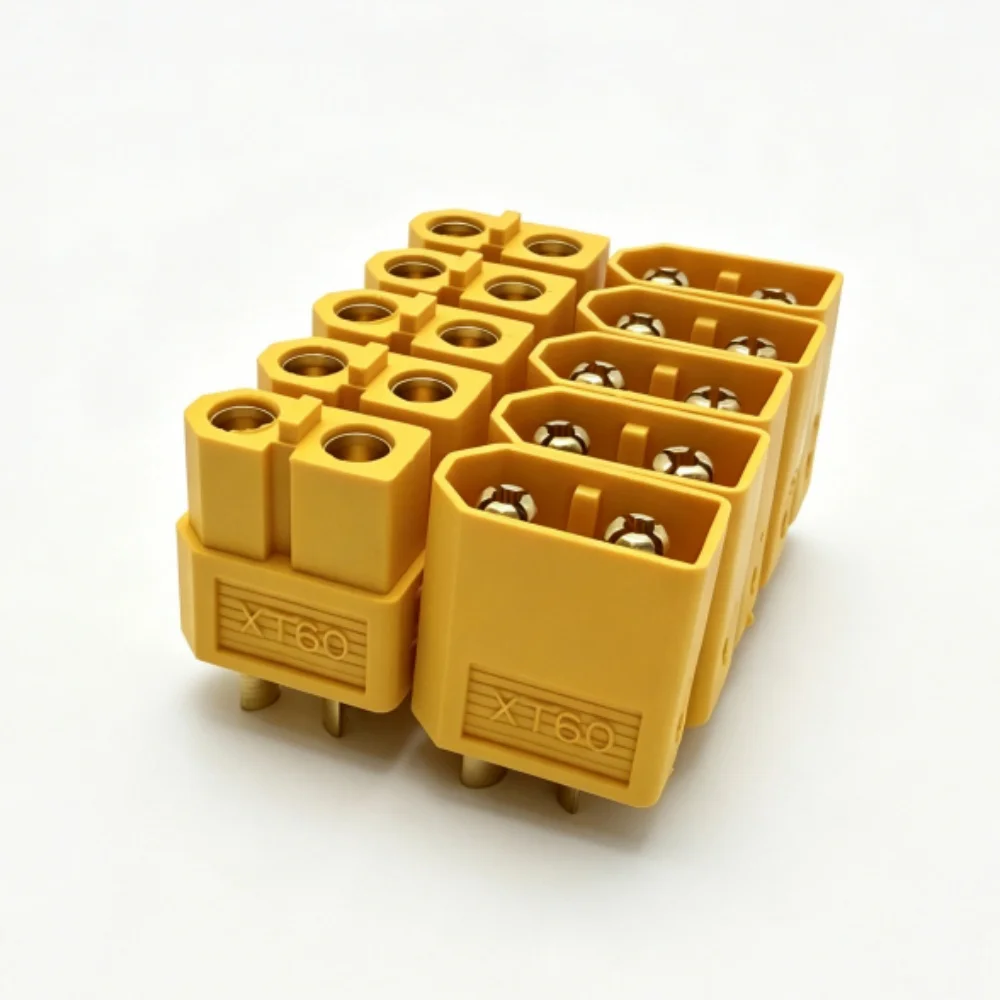 5Pairs XT60 Connector XT60 Male Female Bullet Connectors Power Plugs XT-60 for RC Lipo Battery Motor Drone Connectors