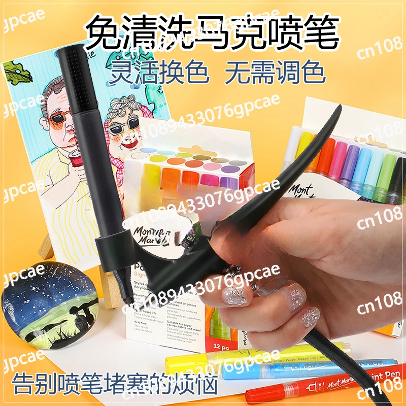 Art Painting Portable Electric Charging Marker Airbrush Air Pump Set Marker Airbrush Up To Model Coloring