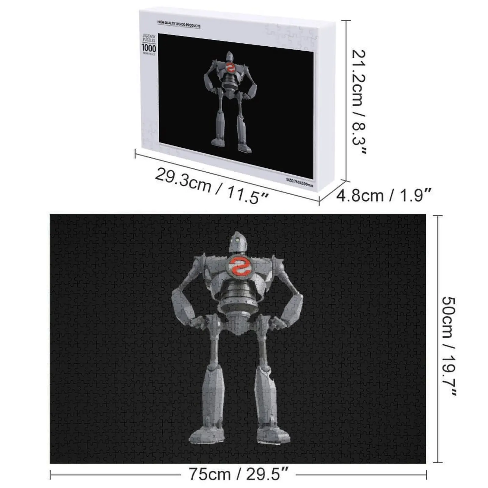 Puzzle gigante in ferro per bambini con puzzle fotografico personalizzato