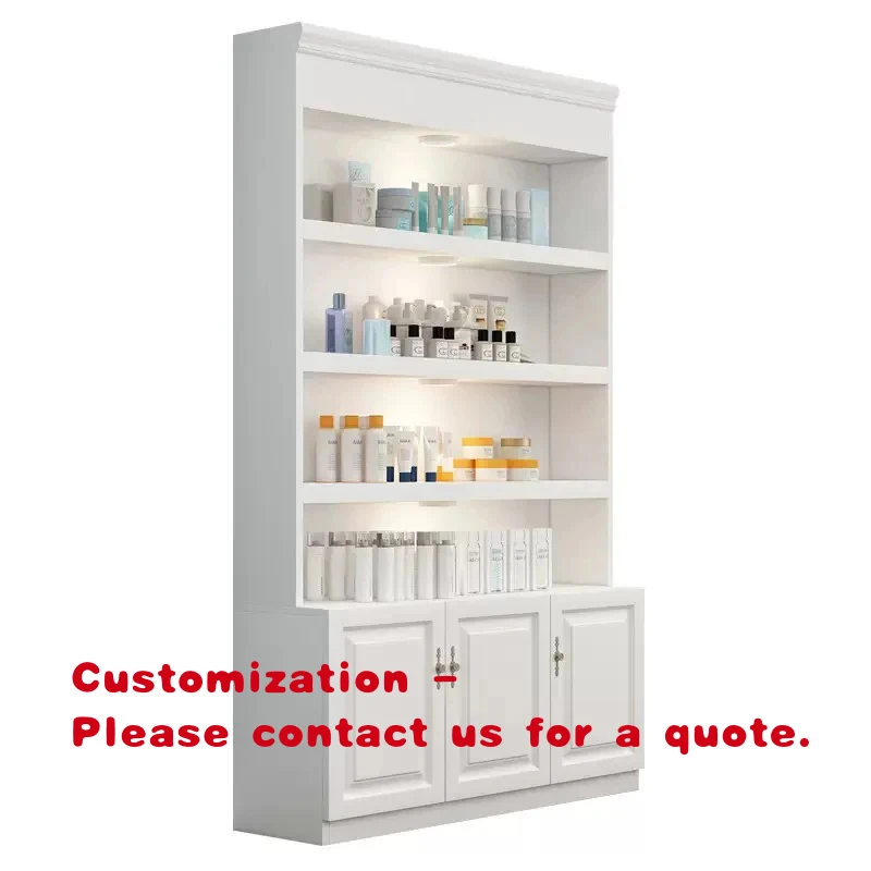 

custom.Commercial Furniture Factory Design Durable Wooden Showcase Display Cabinet with Open Shelves Large Capacity S