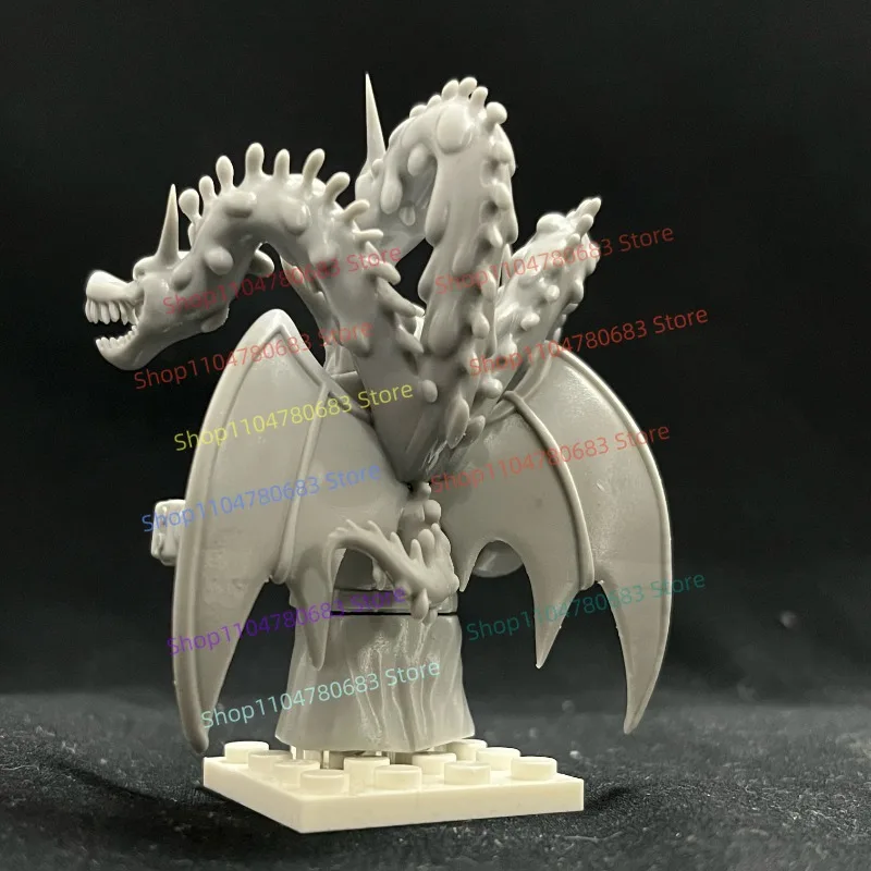 MOC New Building Block Doll Mini Doll Solidified 3D Printed White Model Uncolored Toy Gift Ornaments Collection