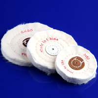 3-8 inch Cotton Lint Cloth Buffing Wheel Grinder For Gold Silver Jewelry Mirror Polishing Wheel Flannelette Tools