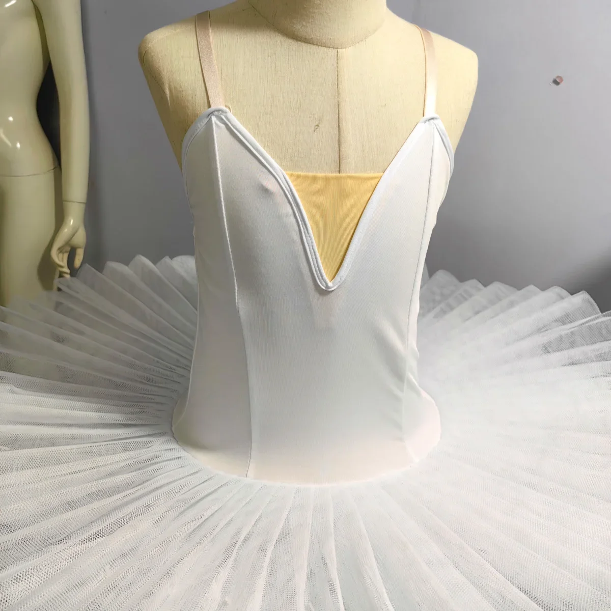 Disfraces de falda de tutú de Ballet para niños, correas de baile del lago de los Cisnes, disfraces de Ballet para niñas