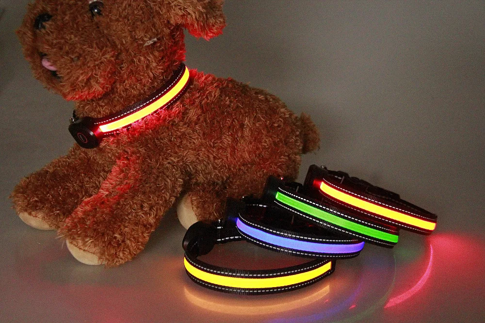 

Dog Glowing Collar, USB Charging, Small Pet Teddy, Panda Cat, Night Anti-loss Neck Cover, Pet Neck Ring, Leash puppy accessories