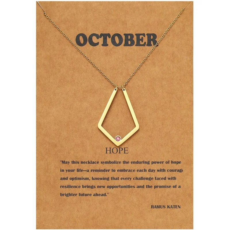 

Изящное кольцо-держатель для кулона с позолотой 14K и камнем по месяцу рождения, для женских украшений