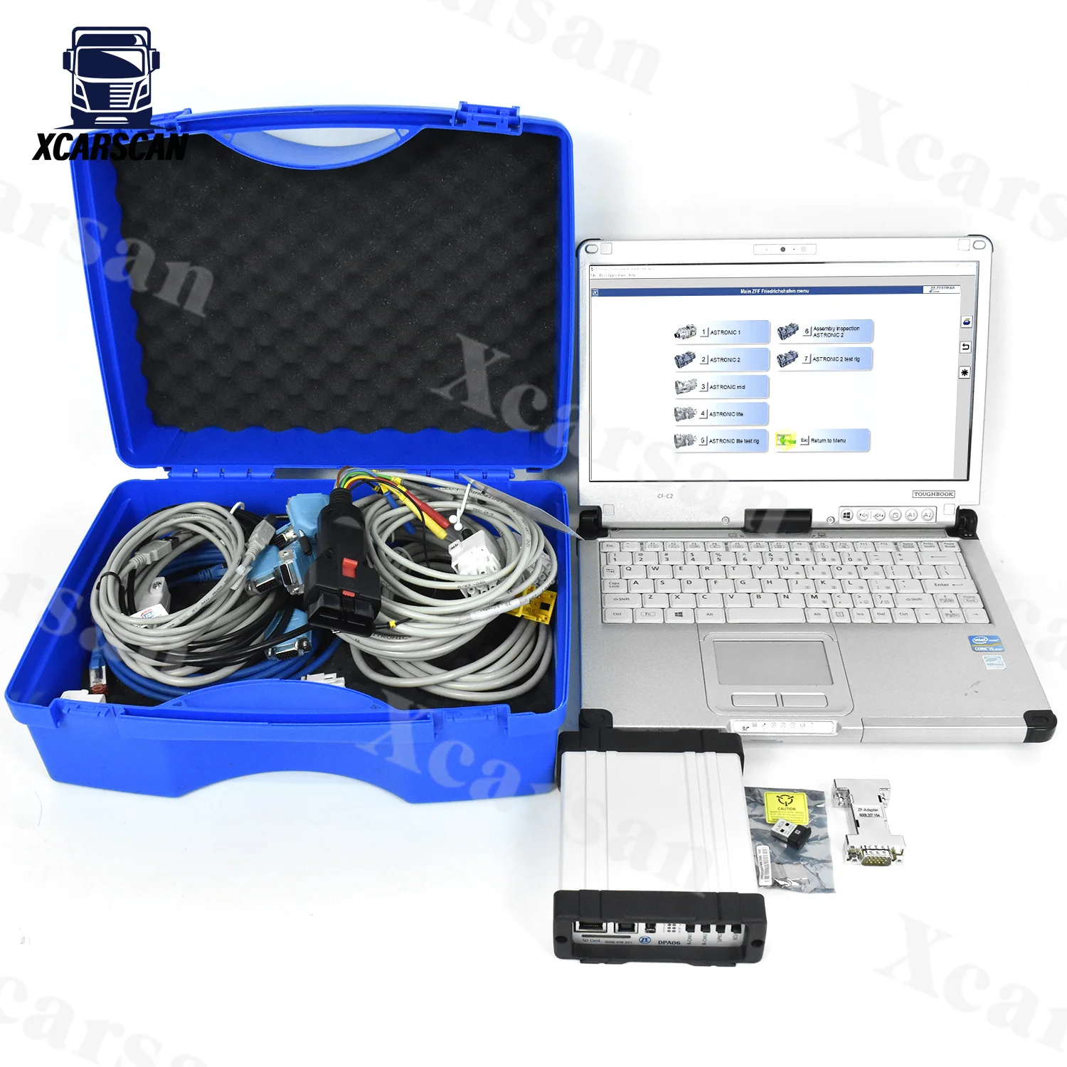 CFC2 Laptop For ZF-Testman ZF TESTMAN EHPS DPA06 DIAGNOSTIC TOOL Servolectric With Cables Car Transmission