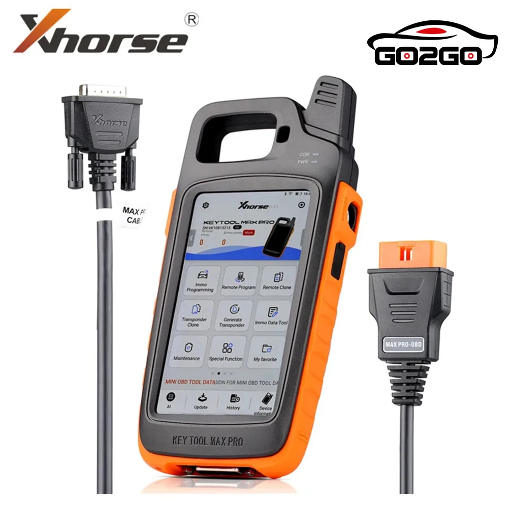 Xhorse VVDI Key Tool Max PRO Contains Key Tool Max and Mini OBD Tool Functions Adds CAN FD, Voltage and Leakage Current