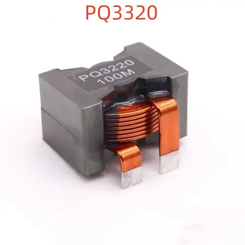 1PCS High current inductor 10uH 50A energy storage filter plug-in flat copper wire core coil PQ3320 power inductor