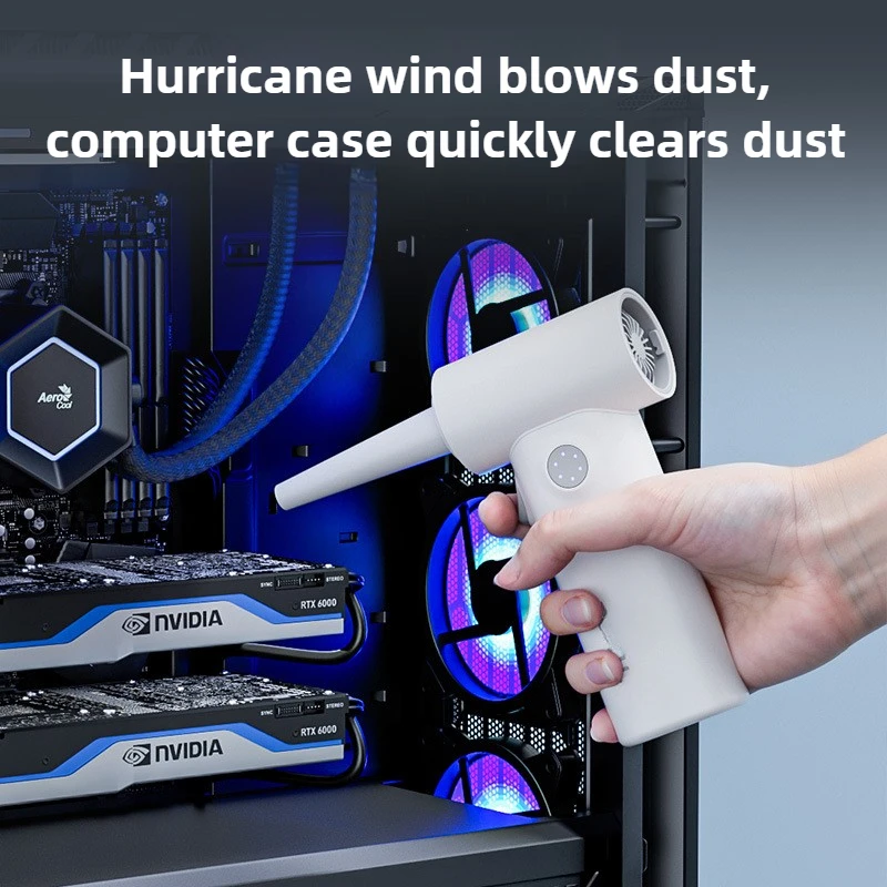 Immagine 5: Ventilatore violento integrato con aspirazione portatile per auto Aspirapolvere per auto