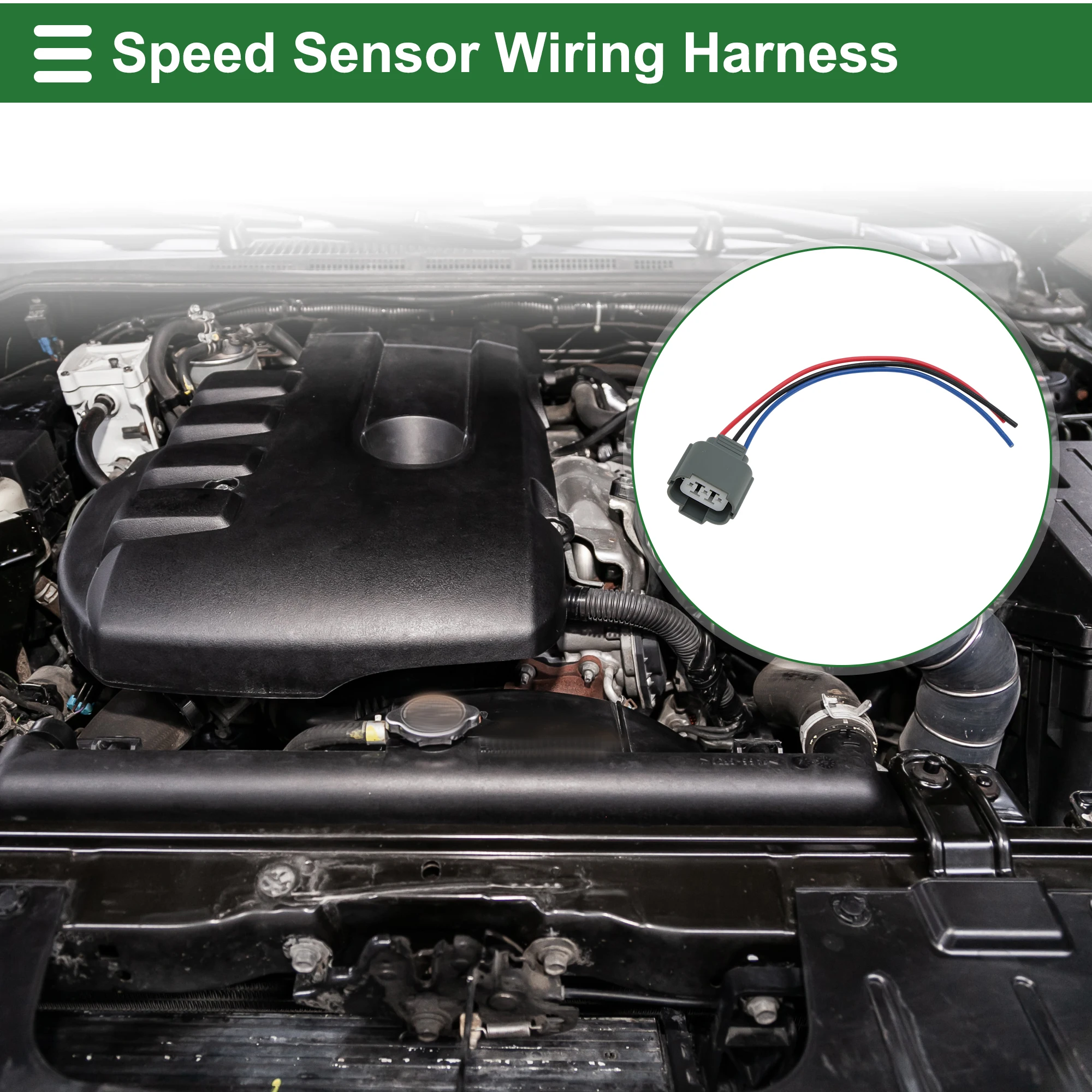 UXCELL 3 دبابيس الاستشعار الأسلاك يسخر سرعة الاستشعار الأسلاك تسخير ل ACURA CL 1997 No.DYIY1010 3 قطعة محطة 1 مجموعة 18 مقياس