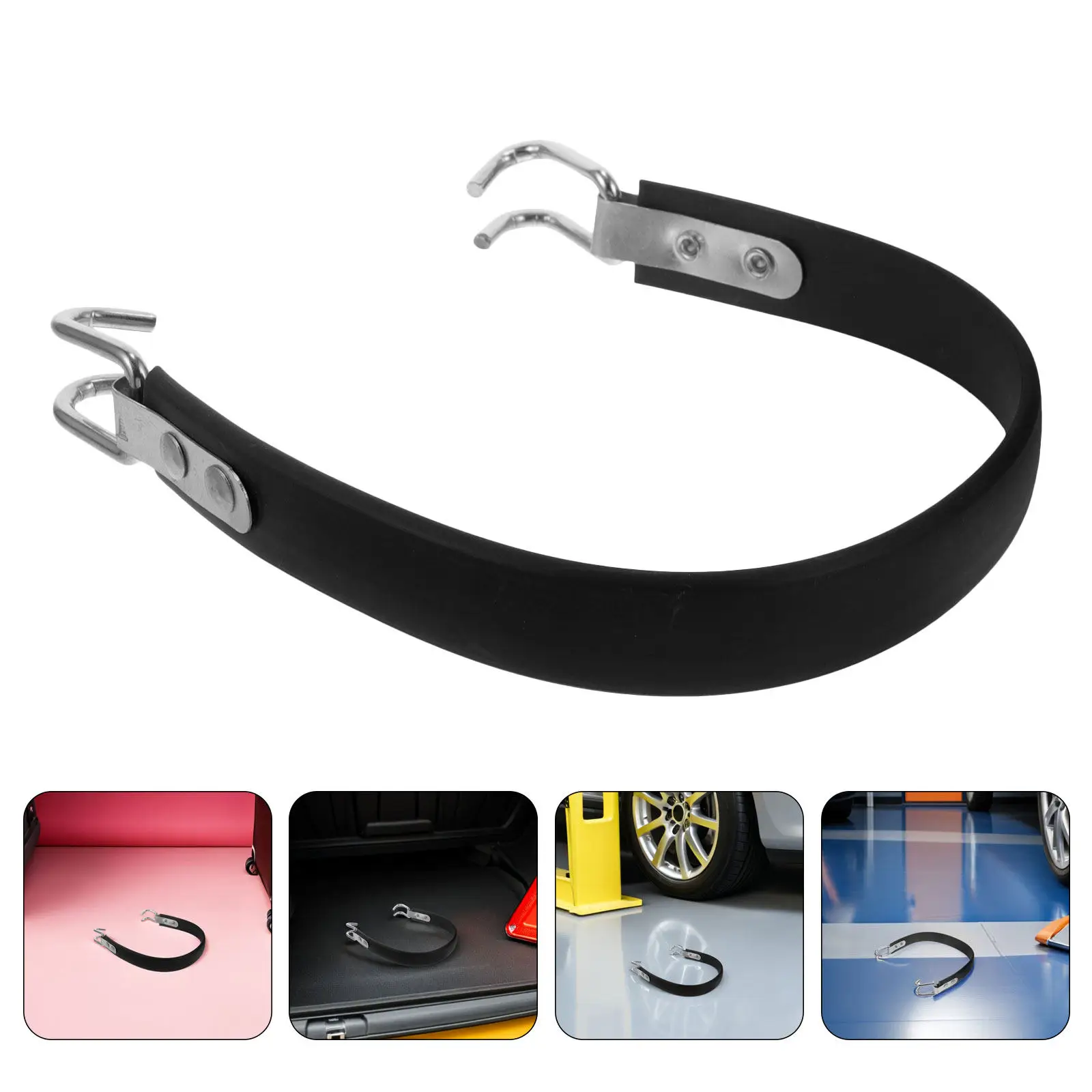 2Pcs Heavy Duty Battery Lifting Strap Portable Metal Carrier Handle for Car Battery Secure Outdoor Use