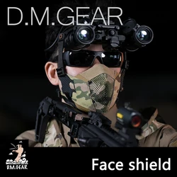 Tactical Face Mask Anti-Fog Comfortable And Breathable Dust Hunting Protection Gear Huting Equipment Accessory Airsoft Laser Cut