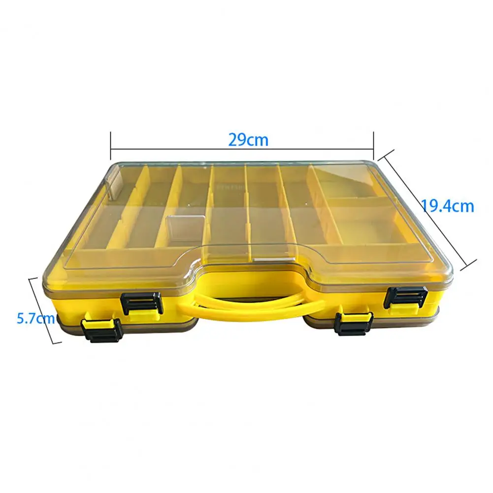 Fishing Storage Box Double-sided Opening Anti-scratch Strong And Sturdy Portable Large Capacity Store Bait Wear-Resistant