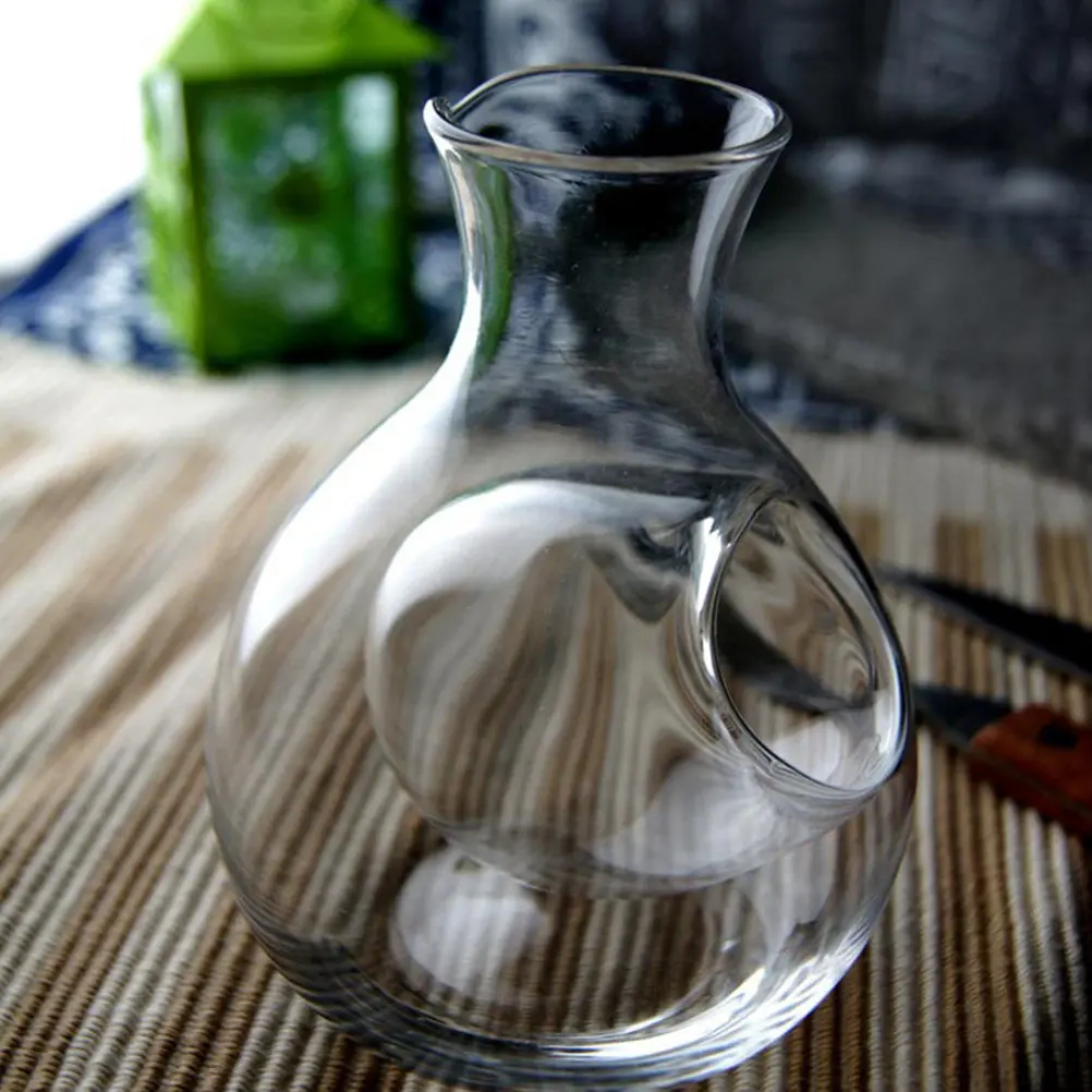 250Ml Wine Decanter Ice Wine Distributor Thick Base Glass Drink Decanter for Home Restaurant Bar Drink Distributor