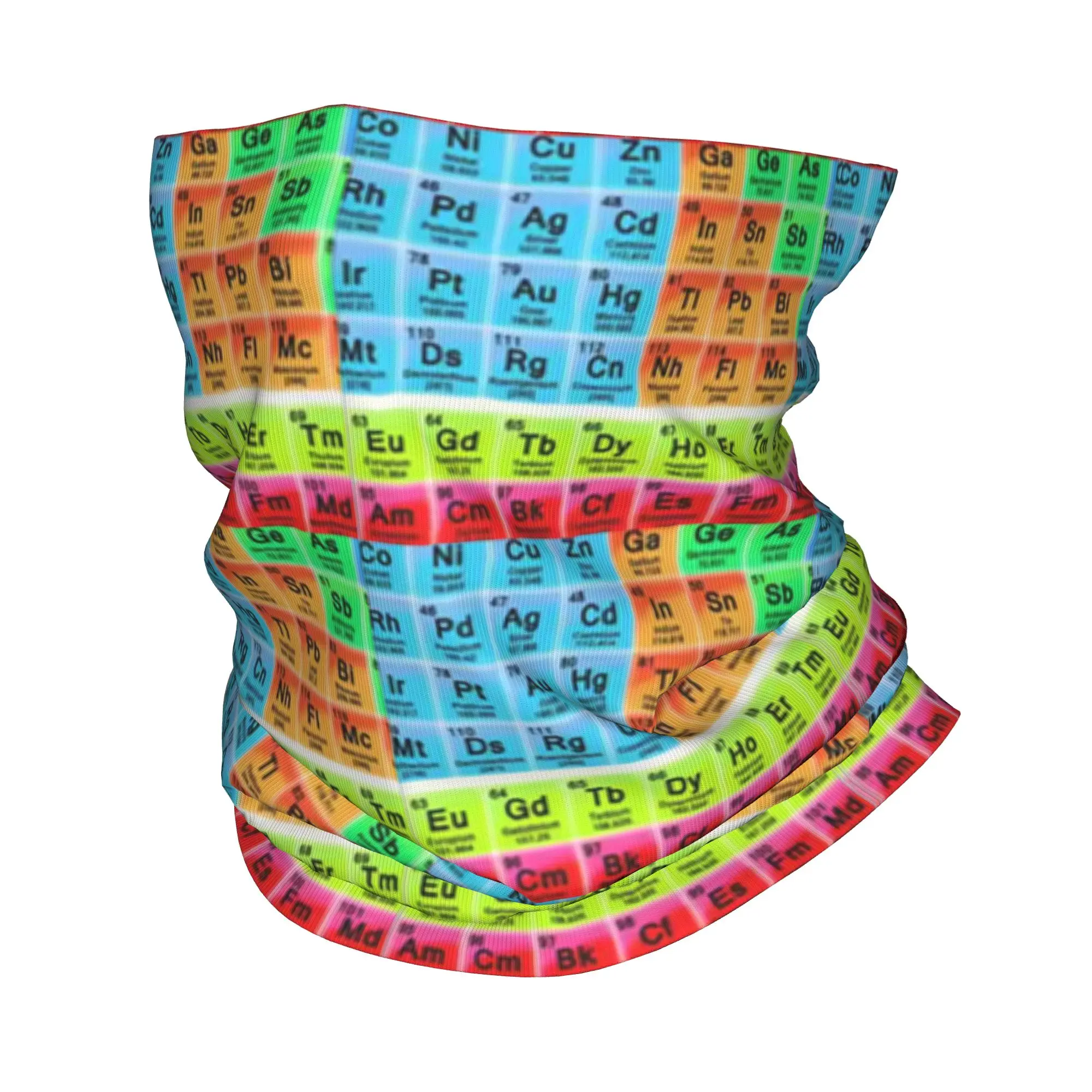 

Элементы периодической таблицы, наука, химия, химическая бандана, гетры на шею, маска с принтом, шарф, головной убор для верховой езды для мужчин, женщин, взрослых