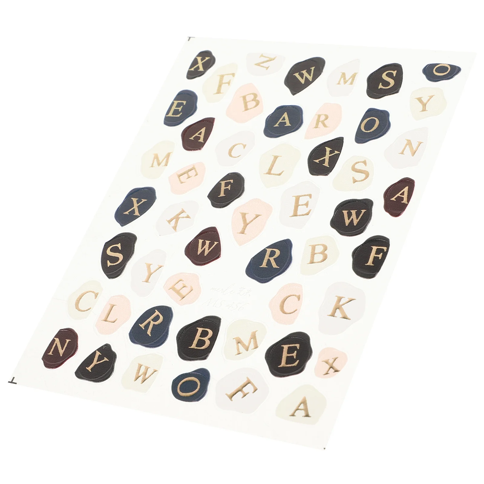 1 ورقة ملصق أولي لإكسسوارات فن الأظافر شارات أظافر مزخرفة للاستخدام المنزلي في صالونات التجميل سهلة الاستخدام بتصميم ذاتي اللصق #5