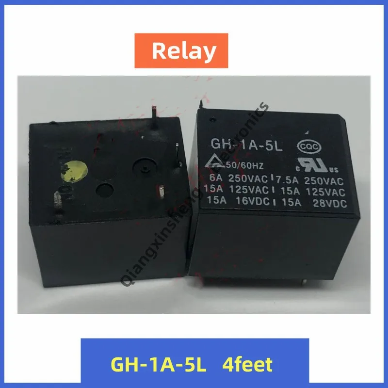 3pcs Relay GH-1A-12A-12L 10A GH-1A-12LT 12A GH-1A-12L 12A GH-1-a-5L GH-1A-1A-12LF GH-1A-24L 4-pin Relay