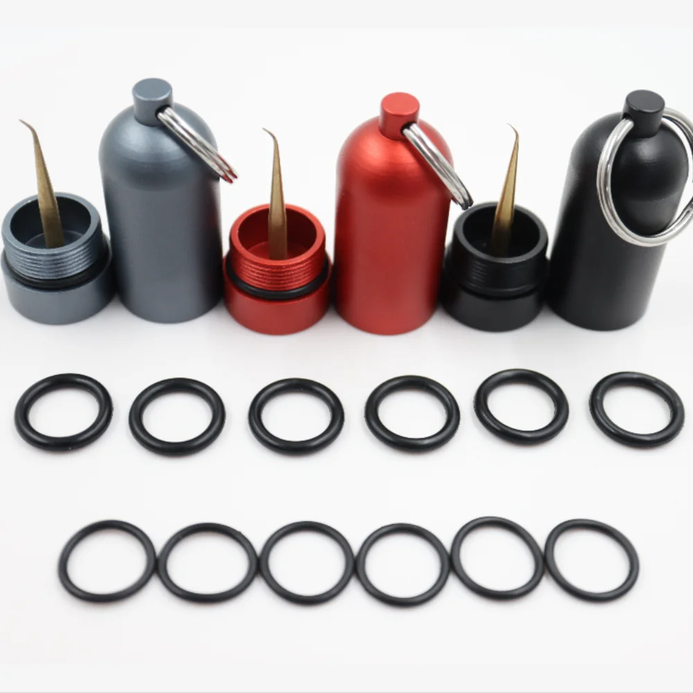 Rubber O-Ring Submersible Valve Seal with Mini Gas Cylinder Storage Bottle For BCD Adjustment Hose Diving Fittings