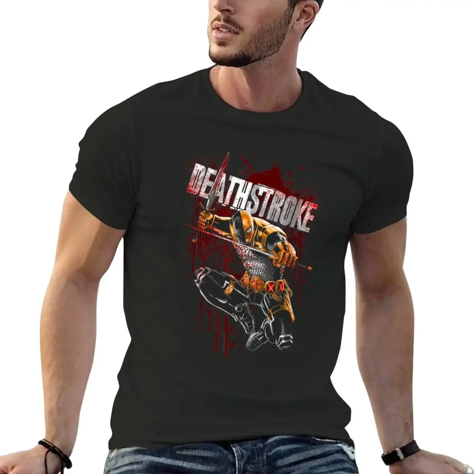 Deathstroke T-Shirt sweat shirts graphic tees anime stuff sweat shirts, men