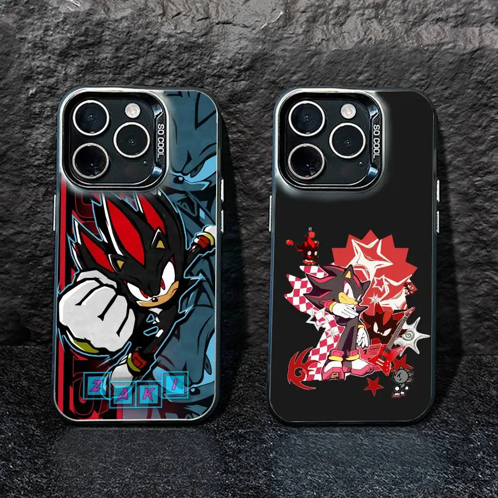 

G-Shadow the Hedgehog Phone Case For iPhone17, 16,15,14,13,12 Pro Max Black Candy Matte Shockproof Cover