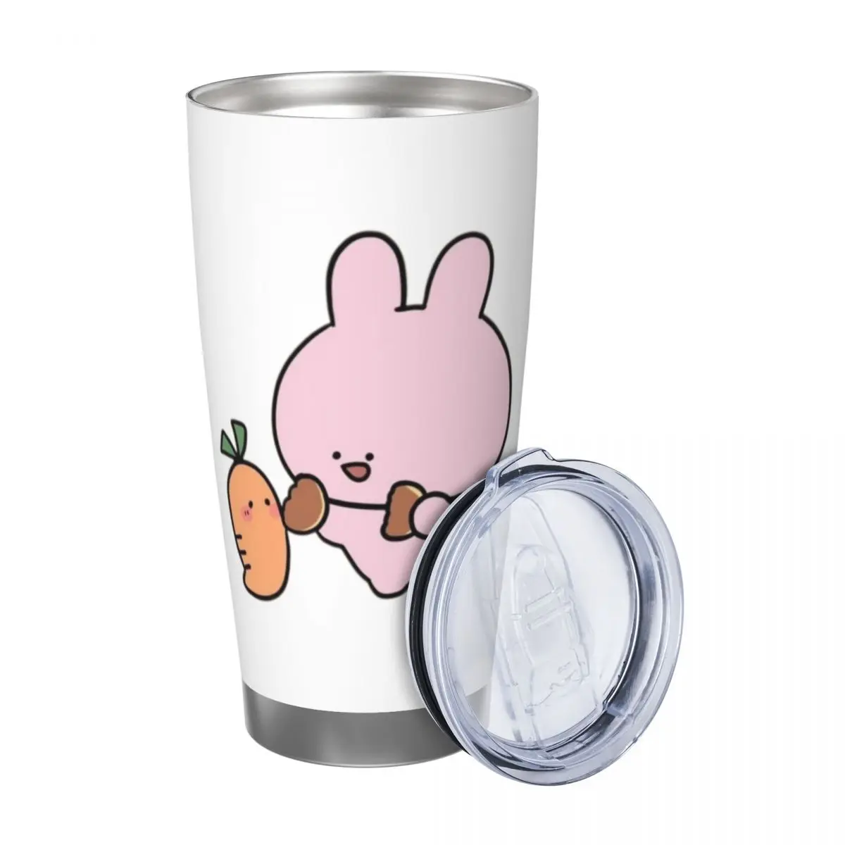 Asamimichaan Cute Asamimi 20oz Cup Large Capacity Car Mug Leak-proof Juice Coffee Cup Food Grade