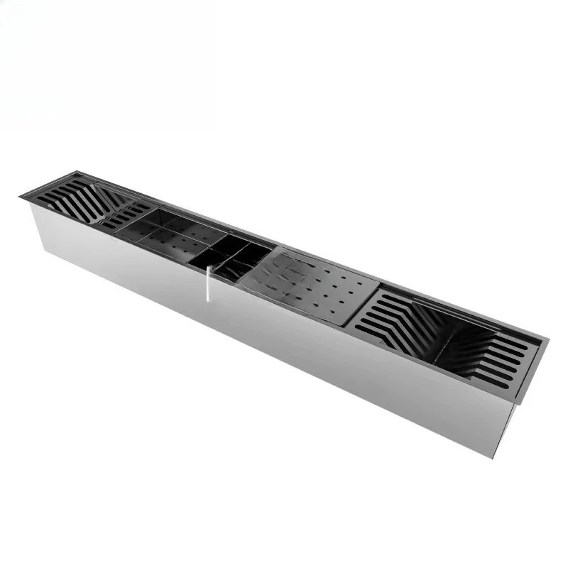 304 stainless steel island supporting drain tank multi-functional drain rack thickened healthy and hygienic bowl butterfly