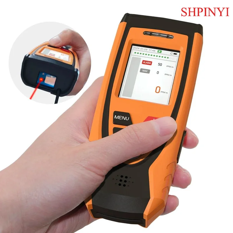 Aikesi Tragbare YC-20 Laser Methan Leckage Remote Instrument Handheld Methan Gas Konzentration Detektor Laser CH4 Detektor