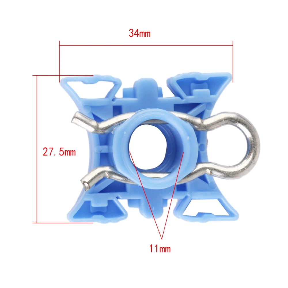 5pcs Window Lift Sliding Pivot Regulator Clips For BMW E32 E34 E36 Volvo XC60 S60 S40 S80 XC90 Lifter Clip