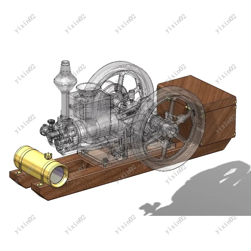 

HM-01 Vintage Hit And Miss Horizontal Internal Combustion Engine Model Working Collectible Gift Working Model of Engine