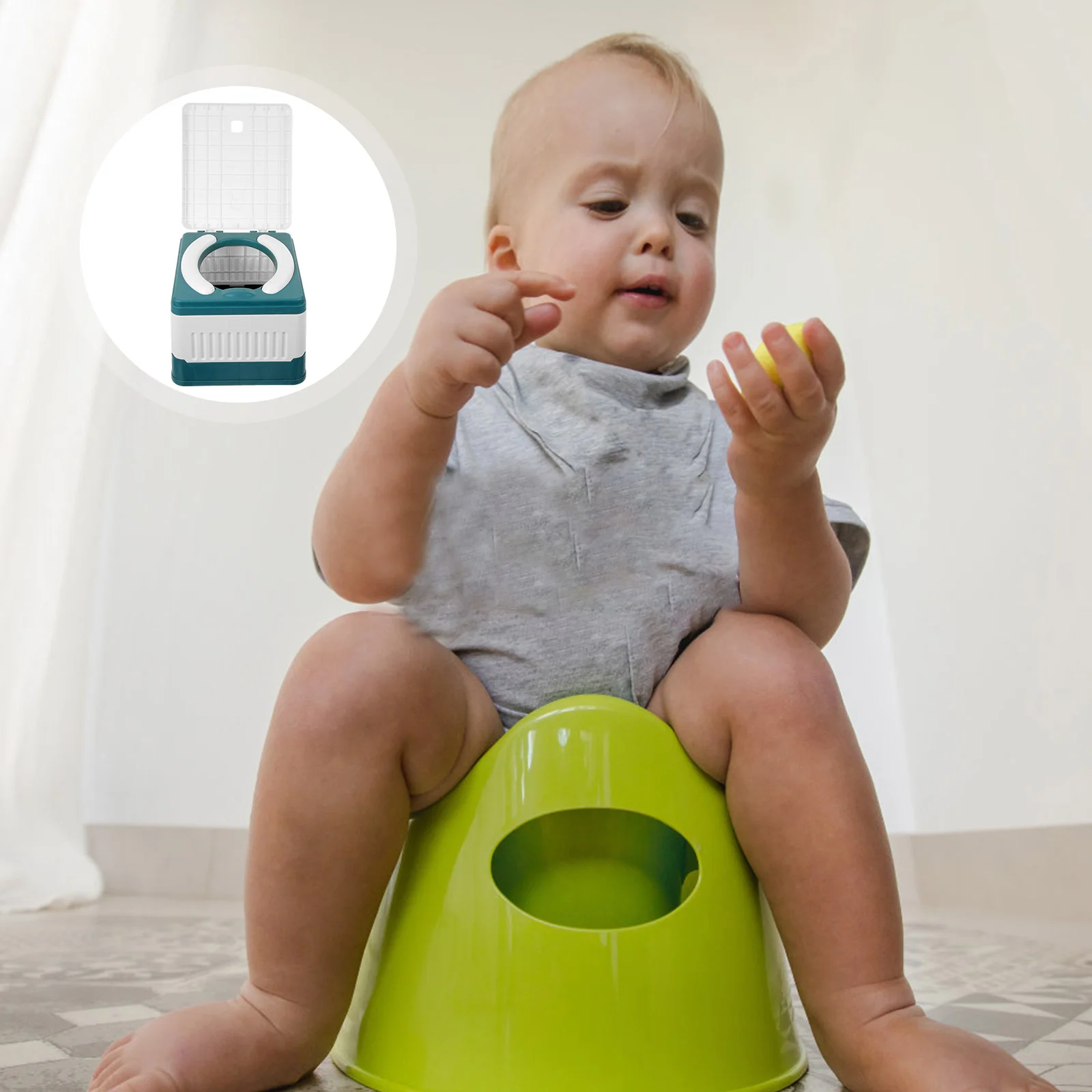 Foldable Toilet Training Seat Emergency for Outdoor Portable Car Camping Toilets The Travel Auto Cars Simple