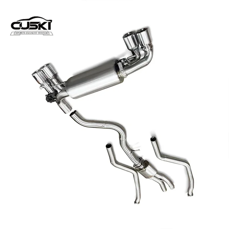 

High Flow Cat back exhaust muffler pipe apply to BMW 1M E82 3.0T 2007-2012 quality Stainless Steel car Exhaust Modification ﻿
