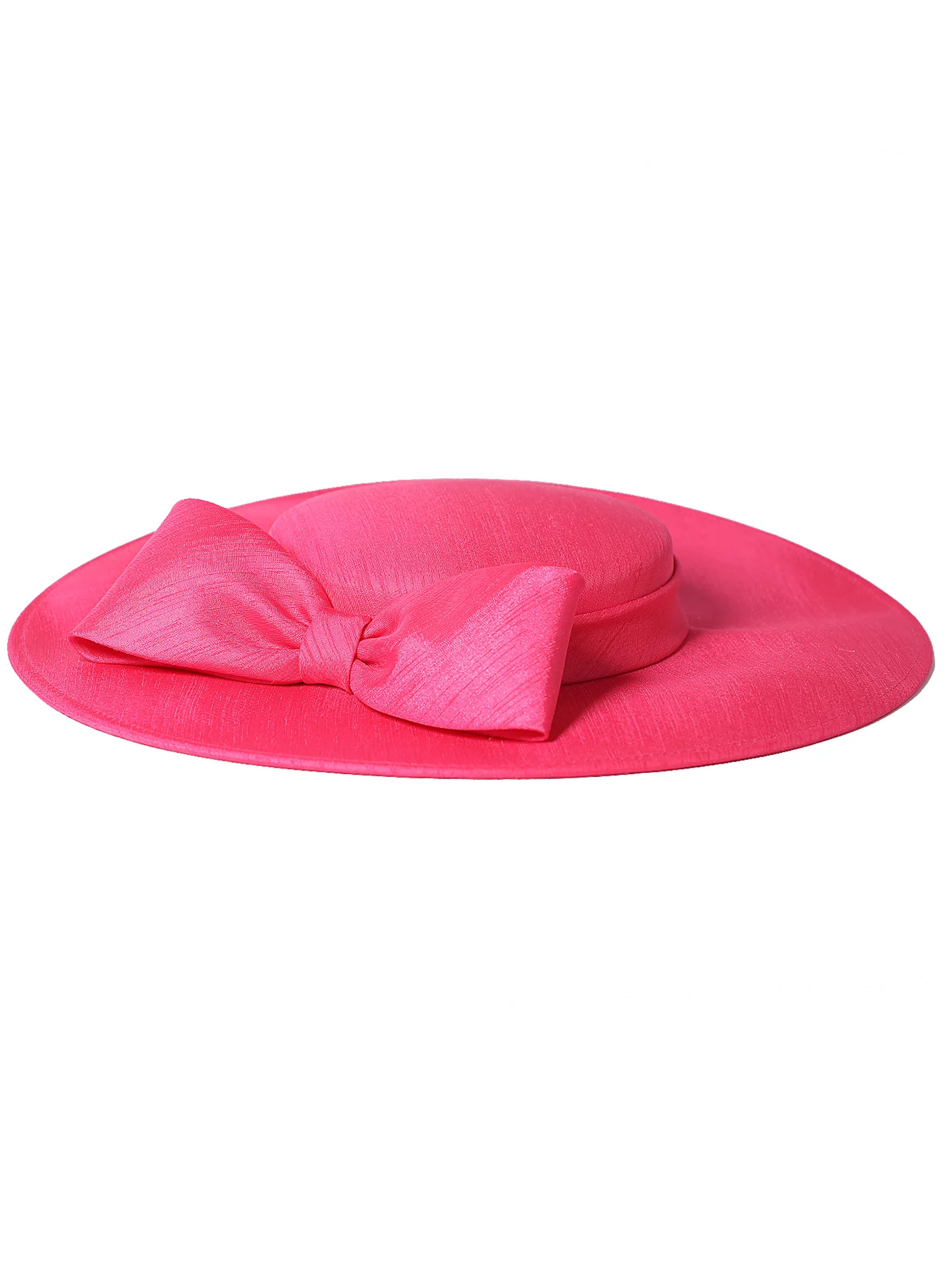 FS Elegante Elfenbein-Hüte mit breiter Krempe für Frauen, große Schleife, formelle Anlässe, Kentucky-Kappe, Dame, Hochzeit, Cocktailparty, flache Oberseite, Fedoras 2024 – Detail 17