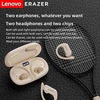 Choice Lenovo ERAZER XT60 Sports Wireless Headphones Bluetooth Earphones HiFi Earbuds Noise Reduction Headset with Mic Earhook