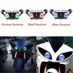 Motorcycle Headlamp LED Custom Angel Eyes HID Projector Headlight Assembly Front Head Light Lamp For YAMAHA YZF R1 2009-2011