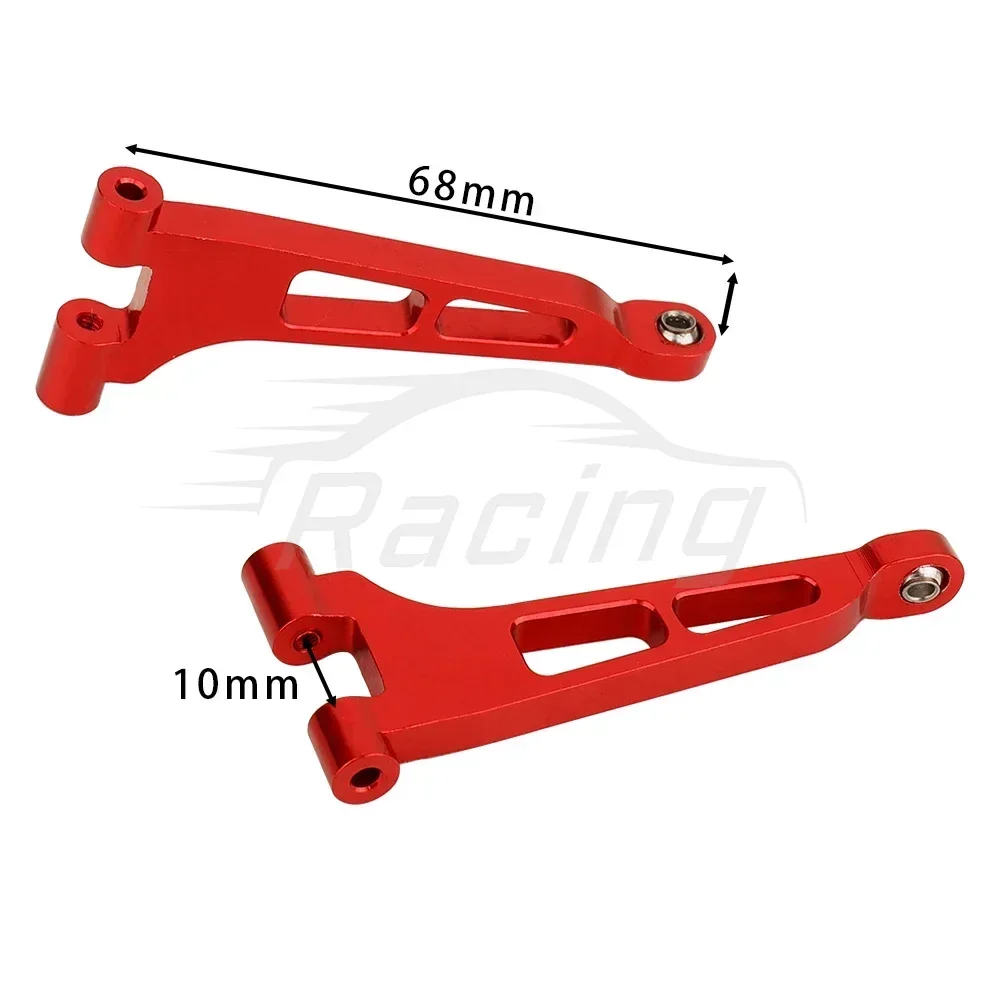 Para MJX Hyper Go 1/14 14209 14210 RC conjunto de Metal de coche oscilación delantera trasera un brazo nudillo de dirección juego de bujes C piezas mejoradas