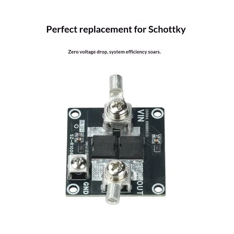 1PCS High Current Ideal Diode Module 100A Dual Chip Control For Solar Backfeed Battery Reverse Protection