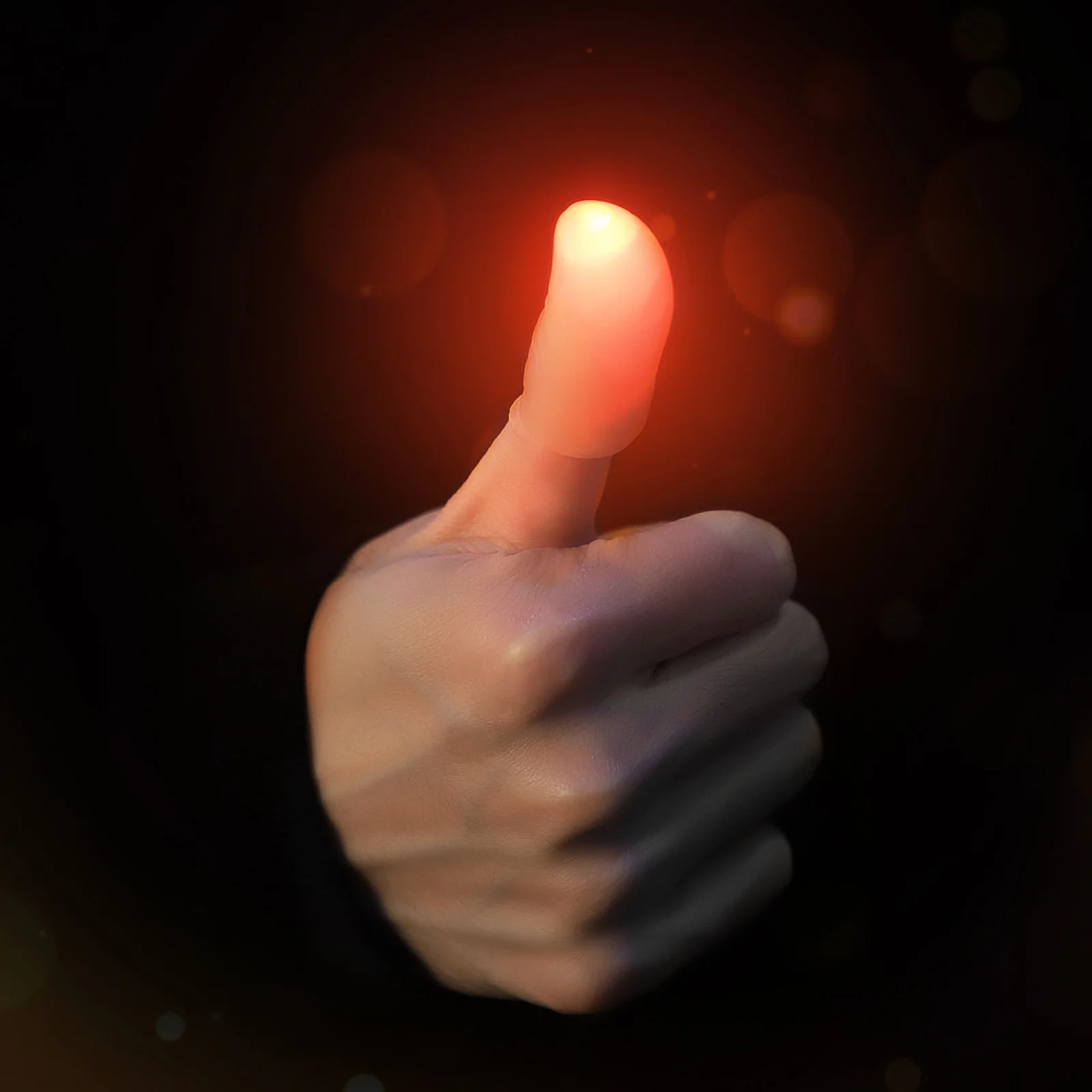

8pcs Thumb Light Super Bright Flashing For Party Kids Trick Finger Lamp Glow Finger Lamp Stick Novelty Gift