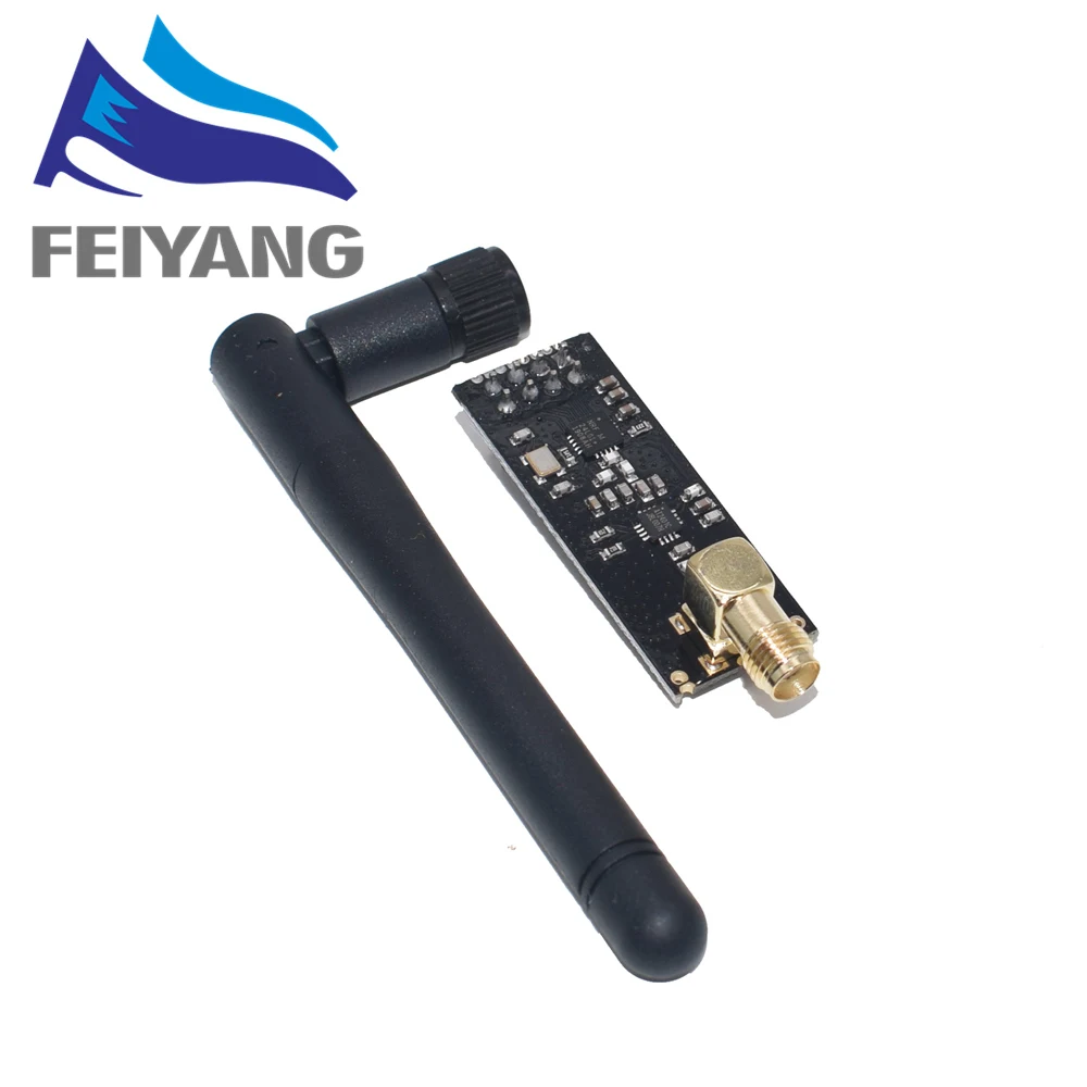 1PCS Special promotions 1100-meter long-distance NRF24L01+PA+LNA wireless modules (with antenna)