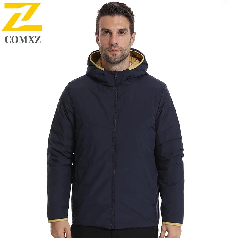COMXZ  Winter New Down Jacket Classic Hooded 80% Duck Down Ski Warm Down Coat Casual sport Daily Style Warm Thickened Coat 2025