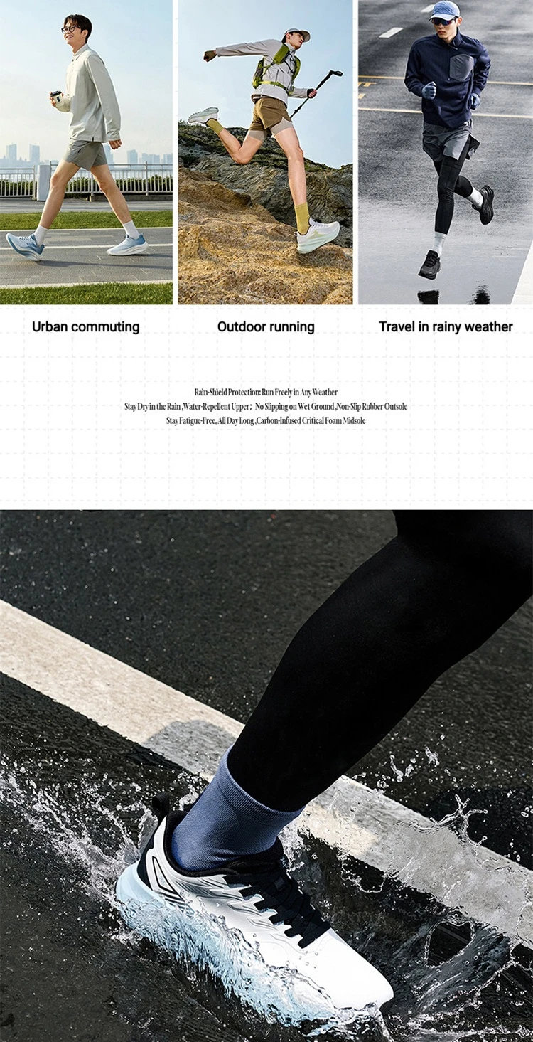 361 Degrees Fengyi 2 Rainblock Herren-Laufschuhe, wasserabweisend, rutschfest, griffig, dämpfend, luftig, Herren-Sneaker 672632210 – Detail 5