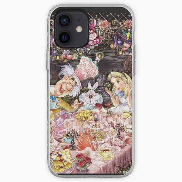 Alice At The Tea Party Iphone Tough Case  Phone Case Customizable for iPhone 6 6S 7 8 Plus X XS XR Max 11 12 13 14 Pro Max Mini