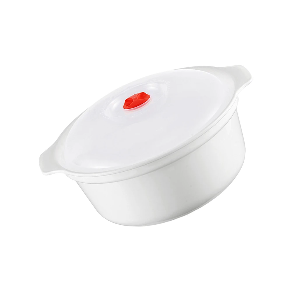 

1pc Double Ear Lunch Box Reusable Food Storage Container Airtight Large Capacity Fresh Keeping Portable Salad Fruit for Family