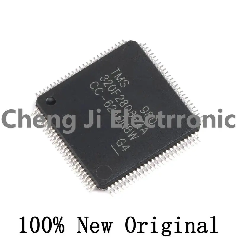 2PCS TMS320F2802PZA、TMS320F2806PZA、TMS320F2808PZA、TMS320F2809PZA、LQFP100 Digital signal controller chip