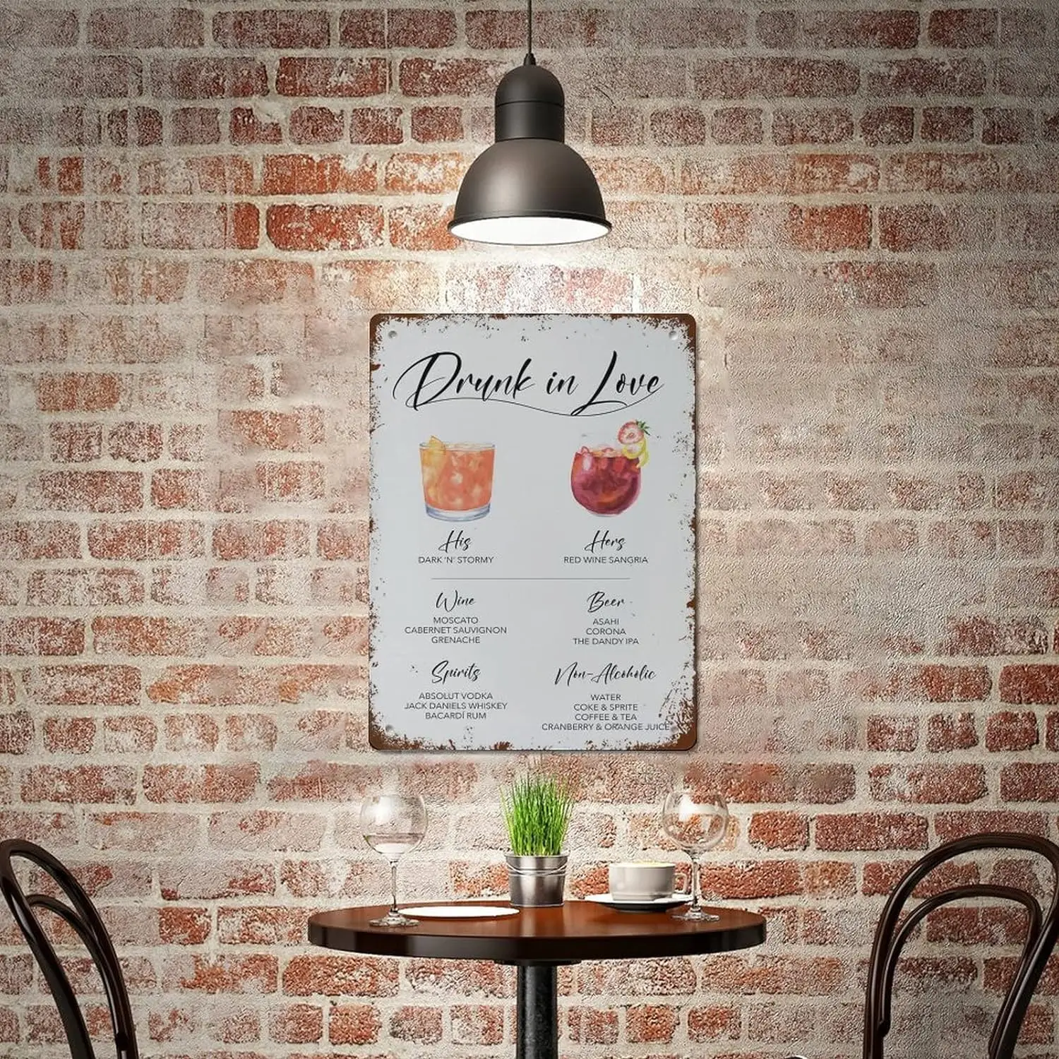 Wedding Bar Menu Sign,Signature Drink Menu Poster,Wine Beer List,Print Bar Menu,His and Hers Cocktail Signage,Drunk in