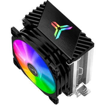 Chladič CPU Jonsbo CR1200 s 2 tepelnými trubicemi, věží, RGB barevným světelným efektem, 9cm ventilátorem pro LGA115X 775 AM4 10 nejlepší prodej chladič AM4 - №2